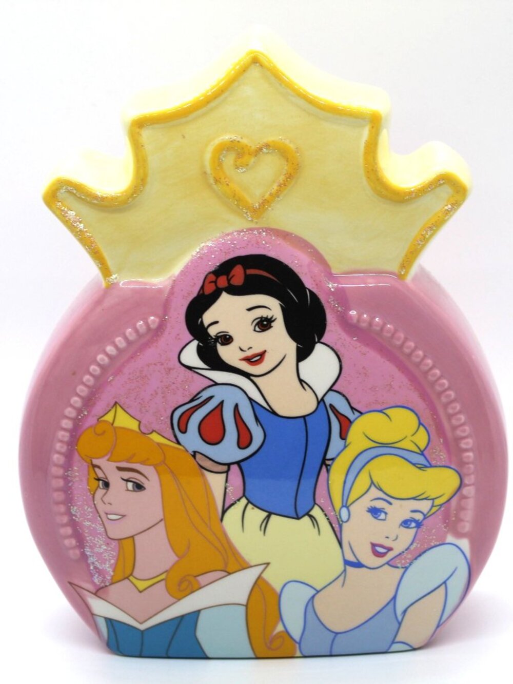 DISNEY Original Princess Ceramic Coin Bank Snow White Cinderella Sleeping Beauty